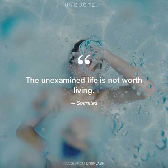 Image from Unsplash remixed with quote from Socrates.