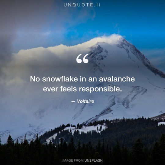 Image from Unsplash remixed with quote from Voltaire.