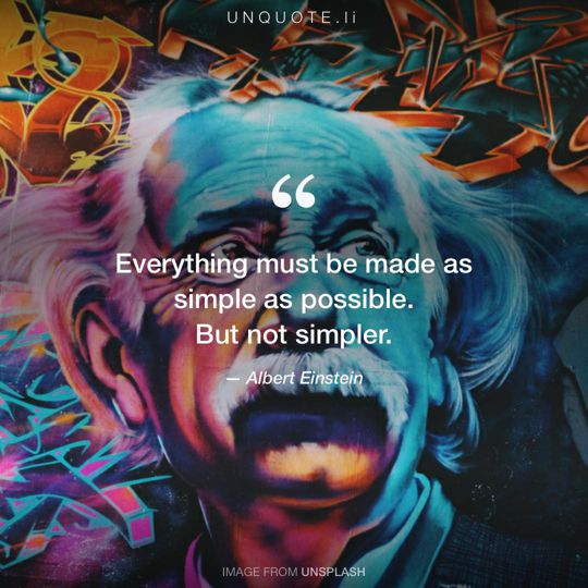 Image from Unsplash remixed with quote from Albert Einstein.