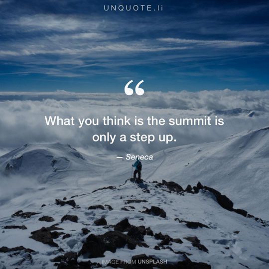 Image from Unsplash remixed with quote from Seneca.