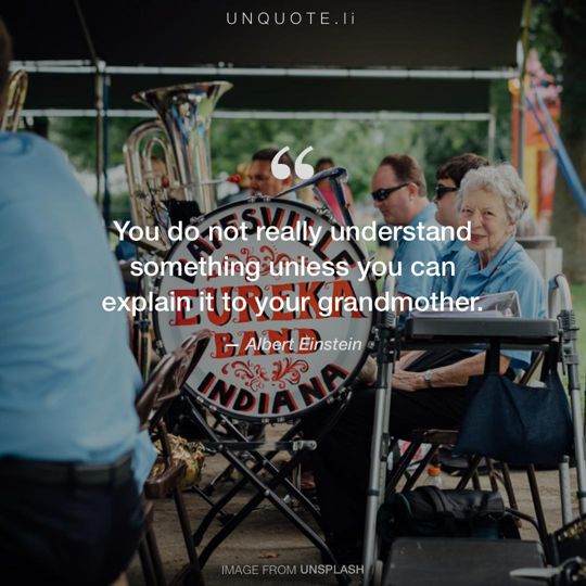 Image from Unsplash remixed with quote from Albert Einstein.