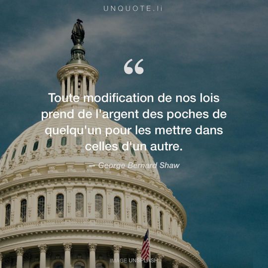 Image d'Unsplash remixée avec citation de George Bernard Shaw.