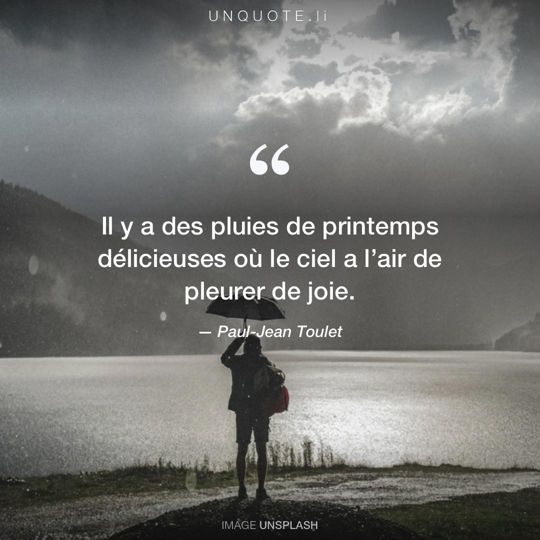 Image d'Unsplash remixée avec citation de Paul-Jean Toulet.