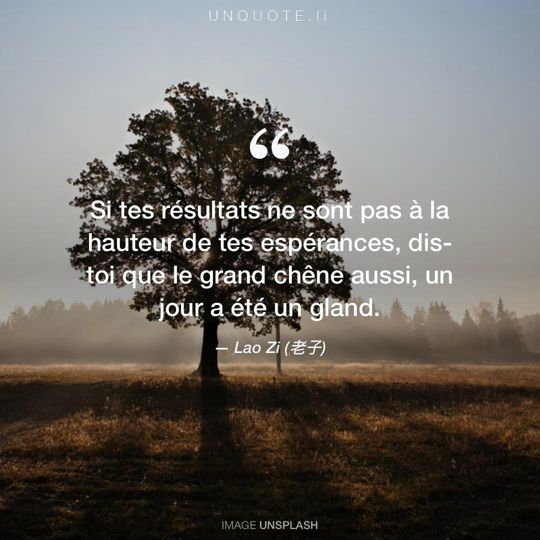 Image d'Unsplash remixée avec citation de Lao Zi (老子).