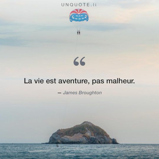 Image d'Unsplash remixée avec citation de James Broughton.