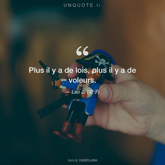 Image d'Unsplash remixée avec citation de Lao Zi (老子).